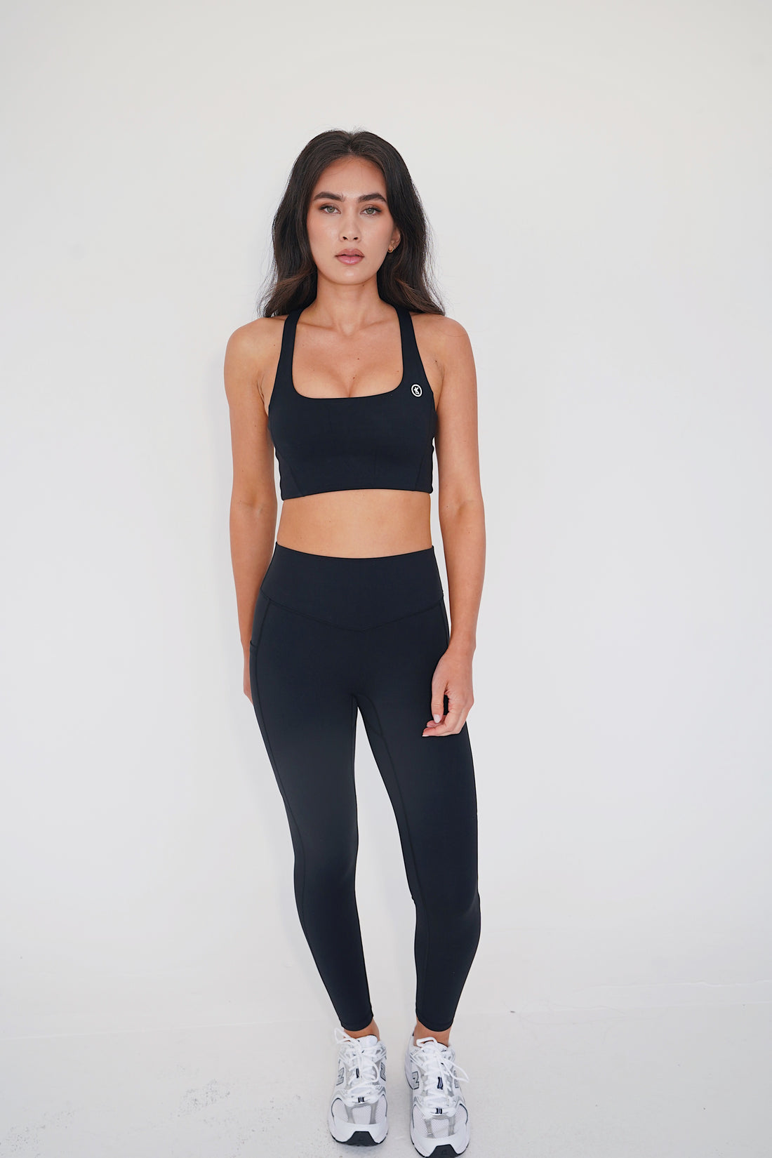 The More I Give, The More I Receive Supportive Black Comfort Stretch Sports Bra