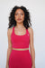 I am Bold Comfortably Stylish Hot Pink Yoga Top