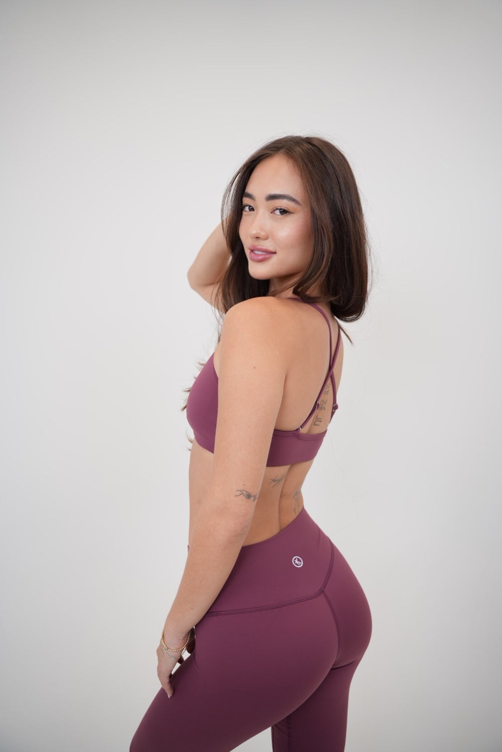 My Time Is Divine Plum Cross-Back Butter Soft Bra 8