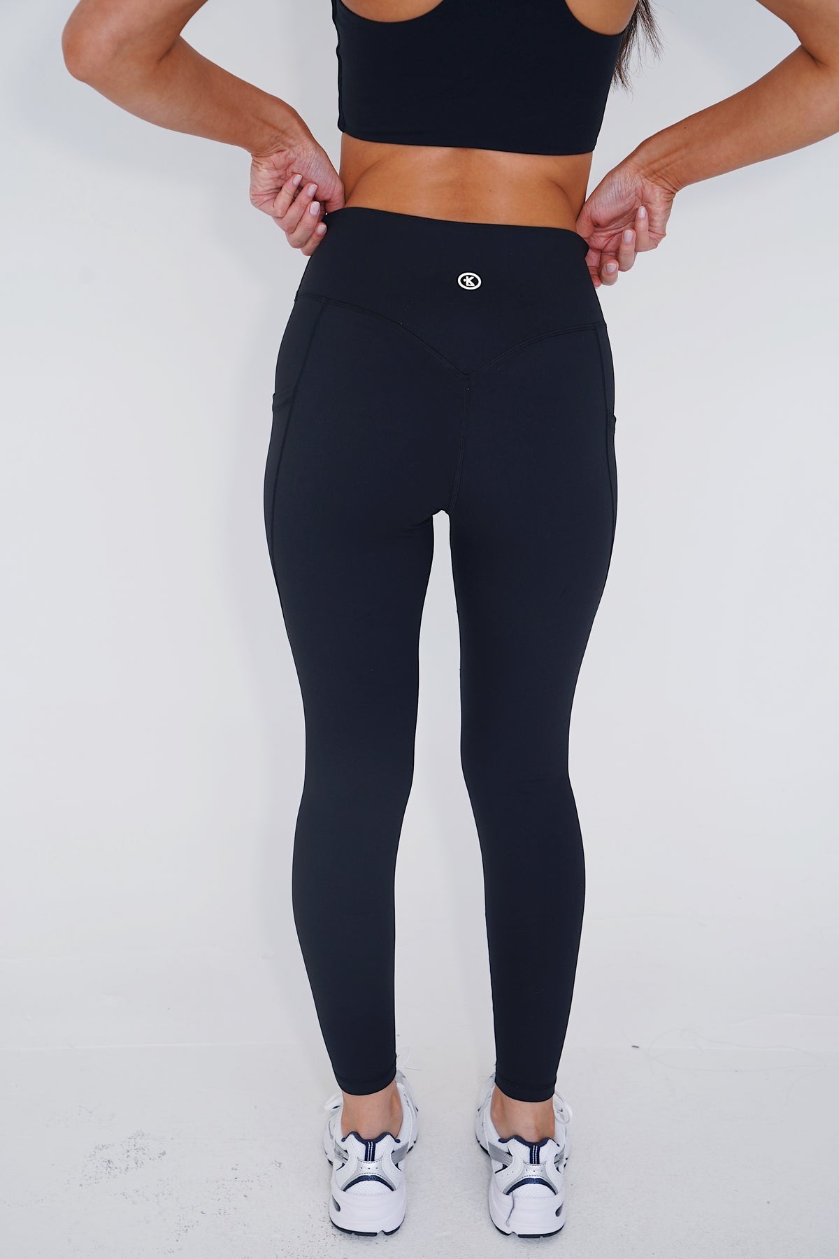 The More I Give, The More I Receive Essential Black Legging 12