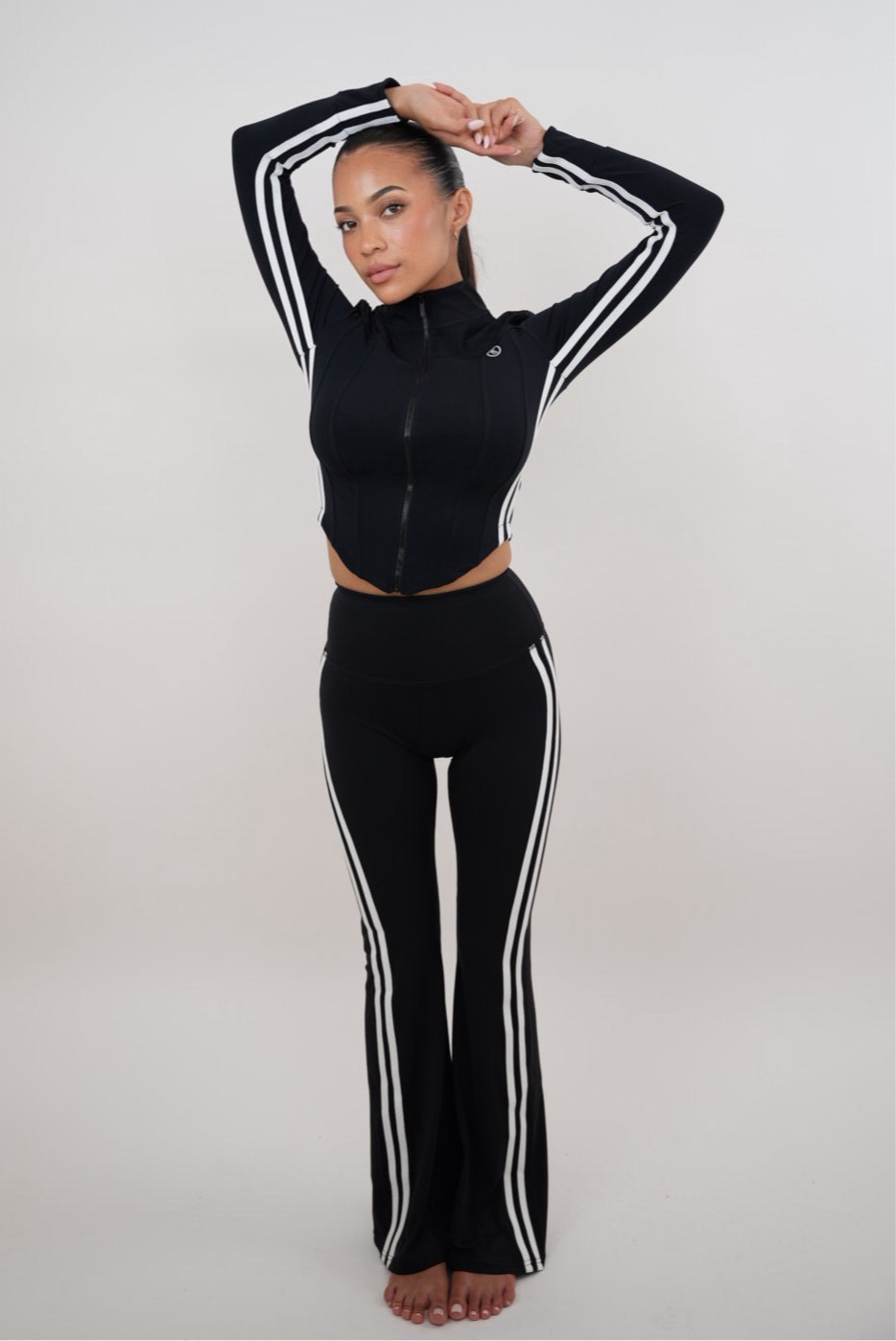 I Am Motivated Black Flare Pant 2