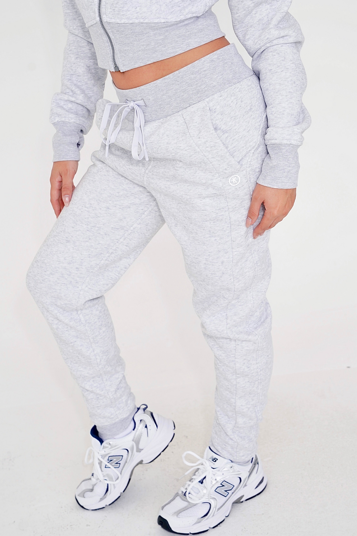 I Make Good Decisions Drawstring Warm Plush Gray Jogger Sweatpants 1