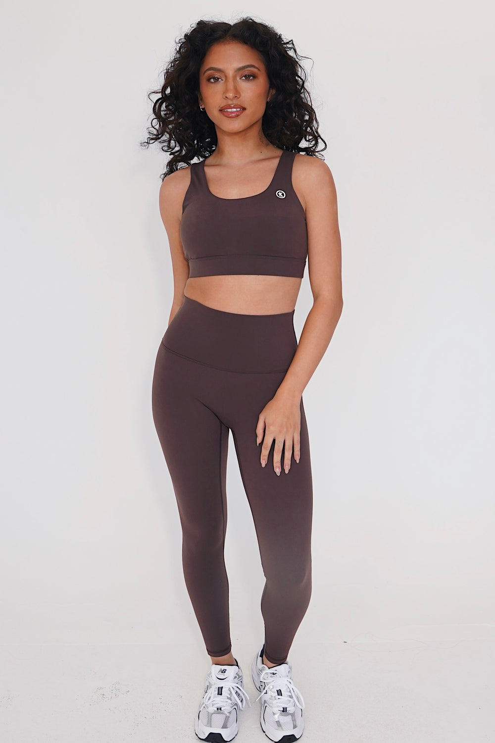 I am Beautifully Radiant Quick Dry Coffee Yoga Legging 1