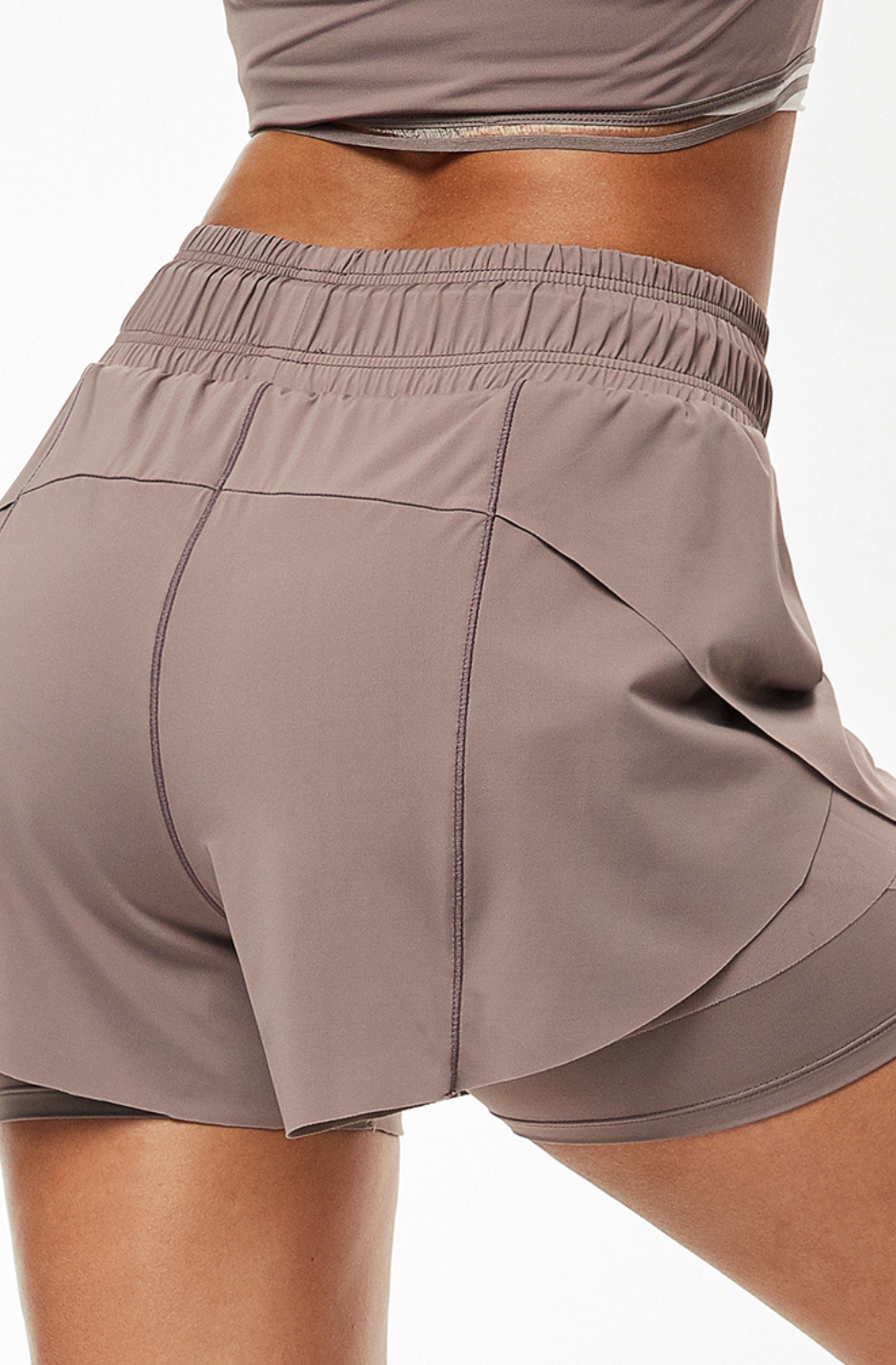 I Have Hope Mesh Trim  Running Shorts in Purple