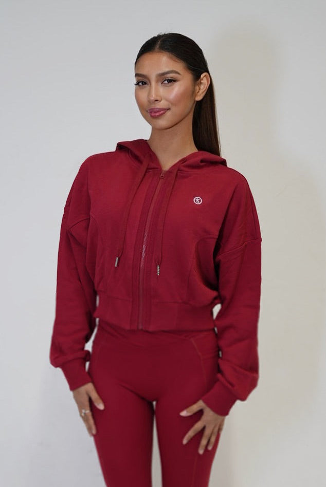 My Dreams Come True Cherry Red On The Go Jacket
