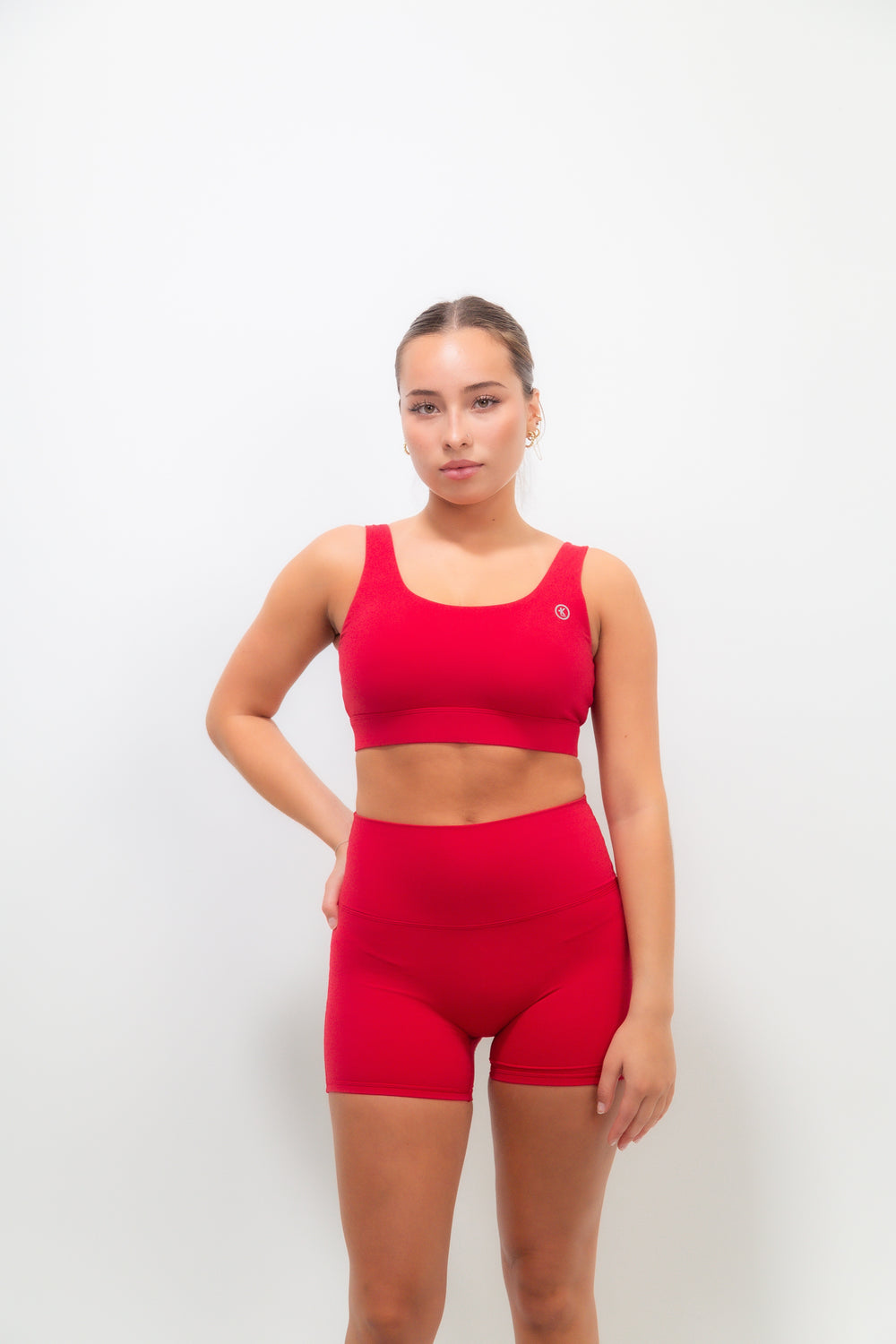 I Am Beautifully Radiant Quick-Dry Butter Red Short 6
