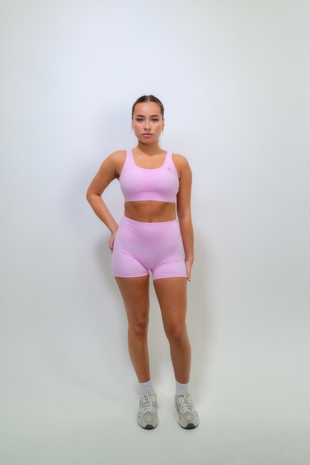 I Am Beautifully Radiant Quick-Dry Butter Pink Short 3