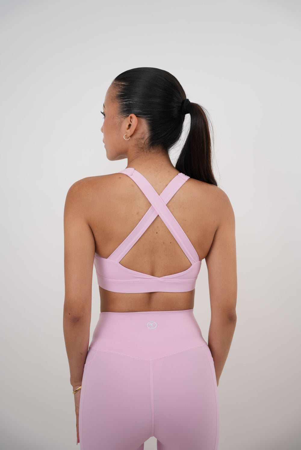I Am Glowing Pink Blossom Quick Dry Butter Bra 2