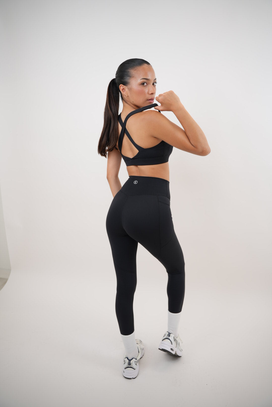 I Am Glowing Black Quick Dry Butter Soft Legging 4