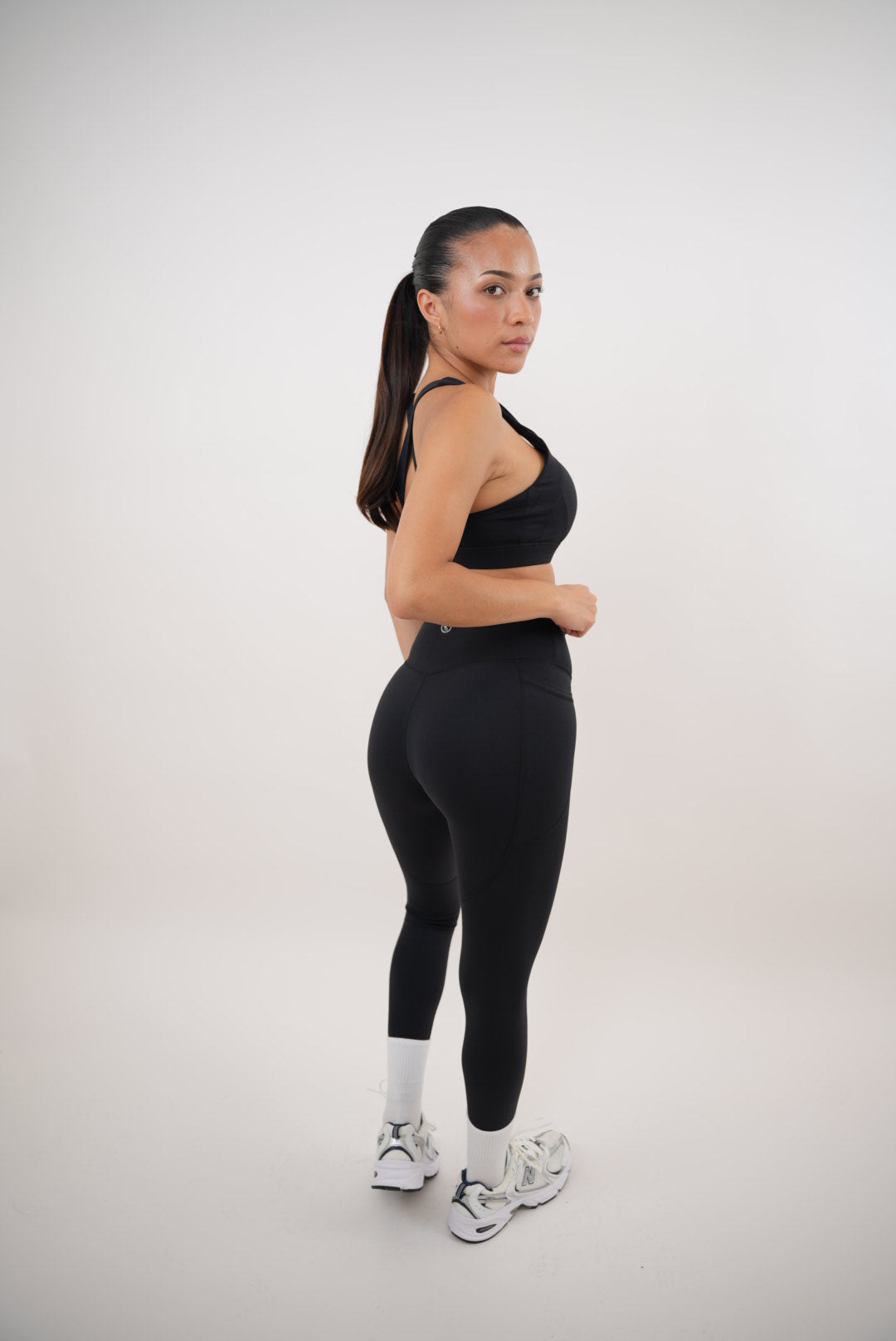 I Am Glowing Black Quick Dry Butter Soft Legging 5