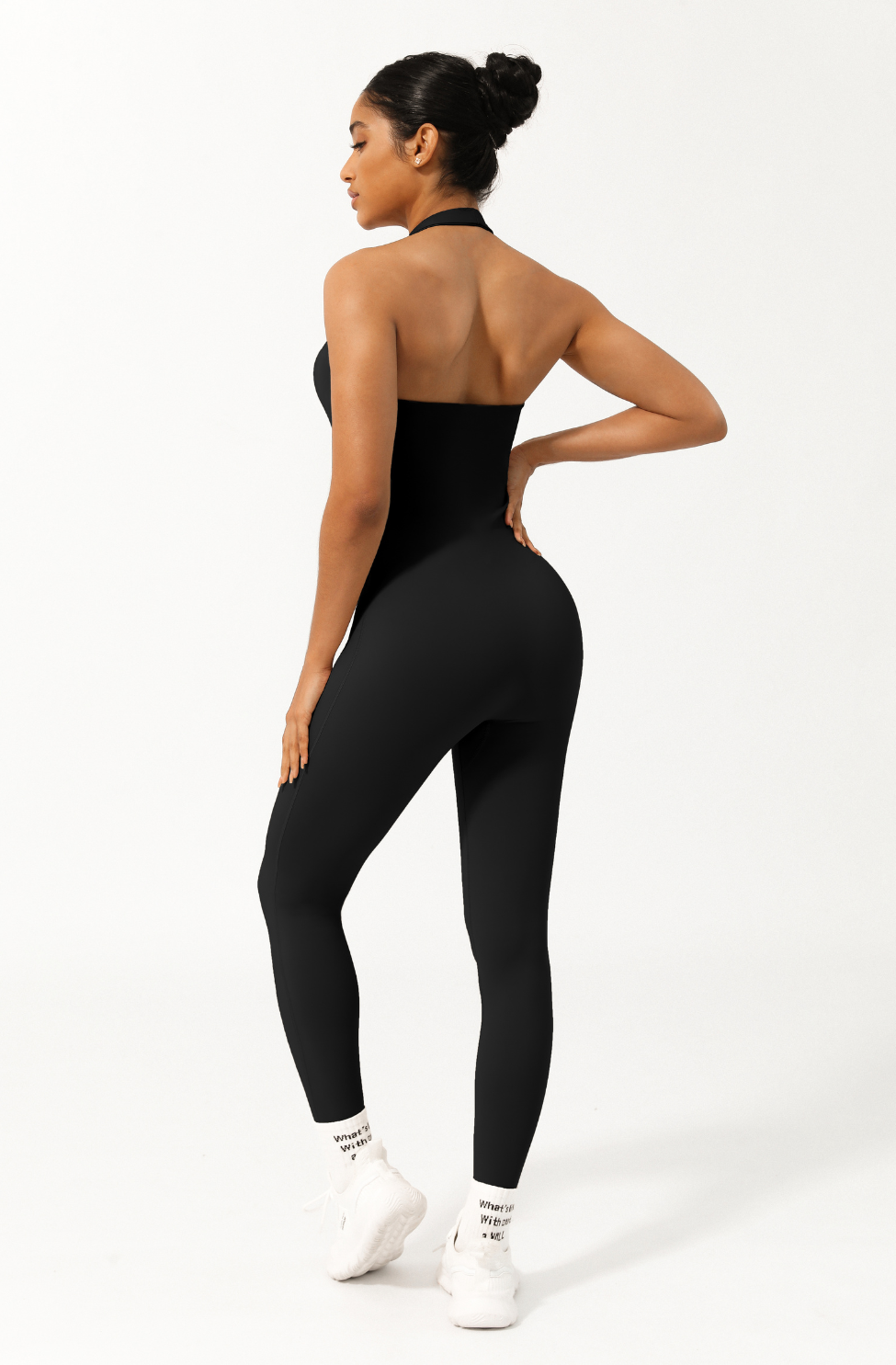 I Am Powerful Bodysuit in Black 5
