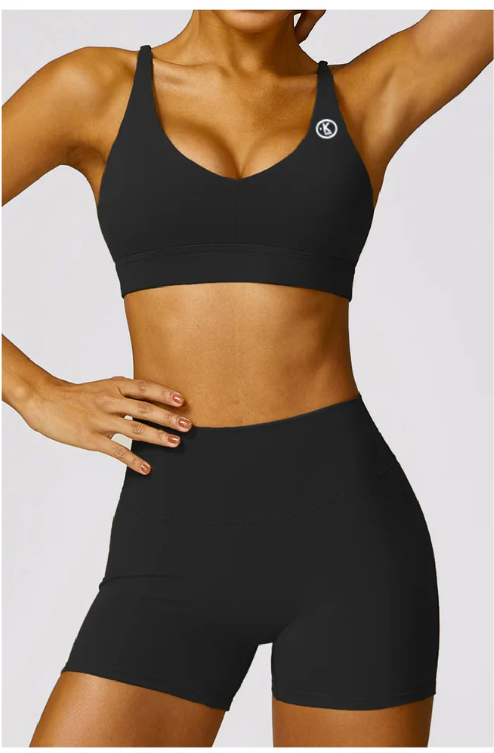 I Am Healthy Quick-Dry Butter Black Bra 3