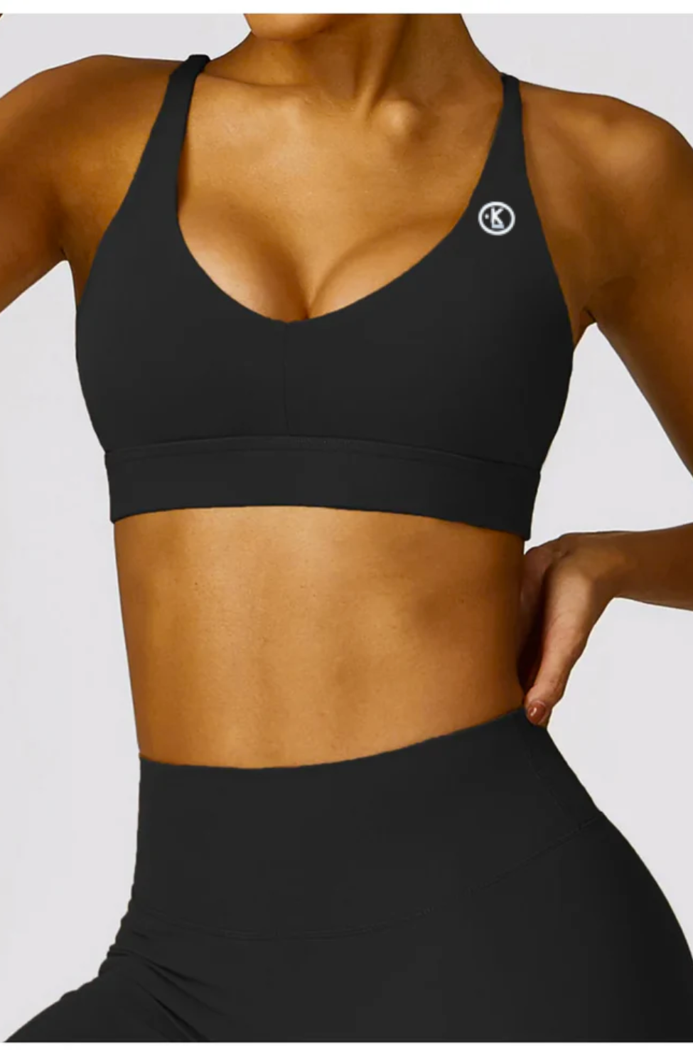I Am Healthy Quick-Dry Butter Black Bra 6