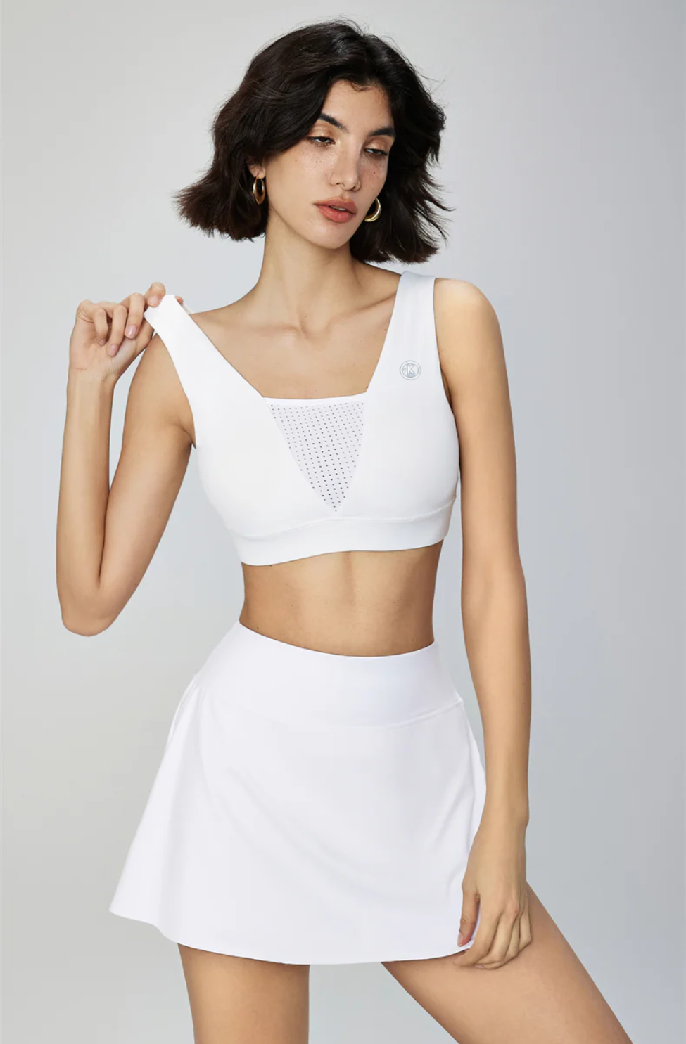 I Am Unstoppable Quick-Dry Butter White Bra