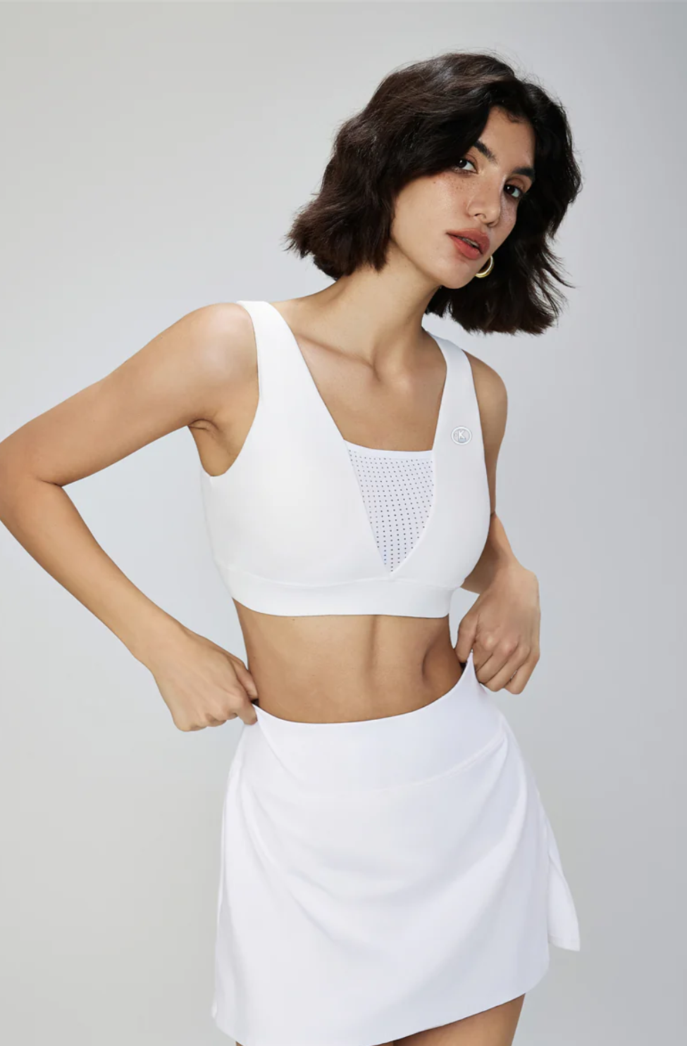 I Am Unstoppable Quick-Dry Butter White Bra