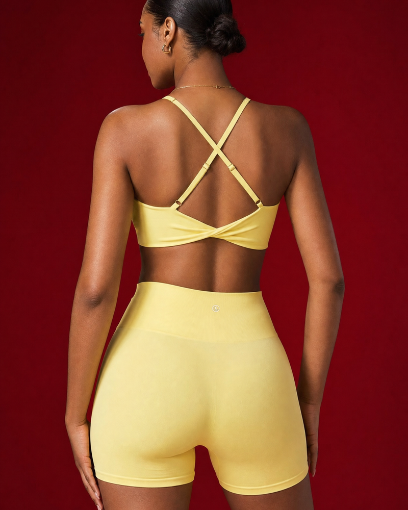 I am Charged and Chosen in Limoncello Shorts