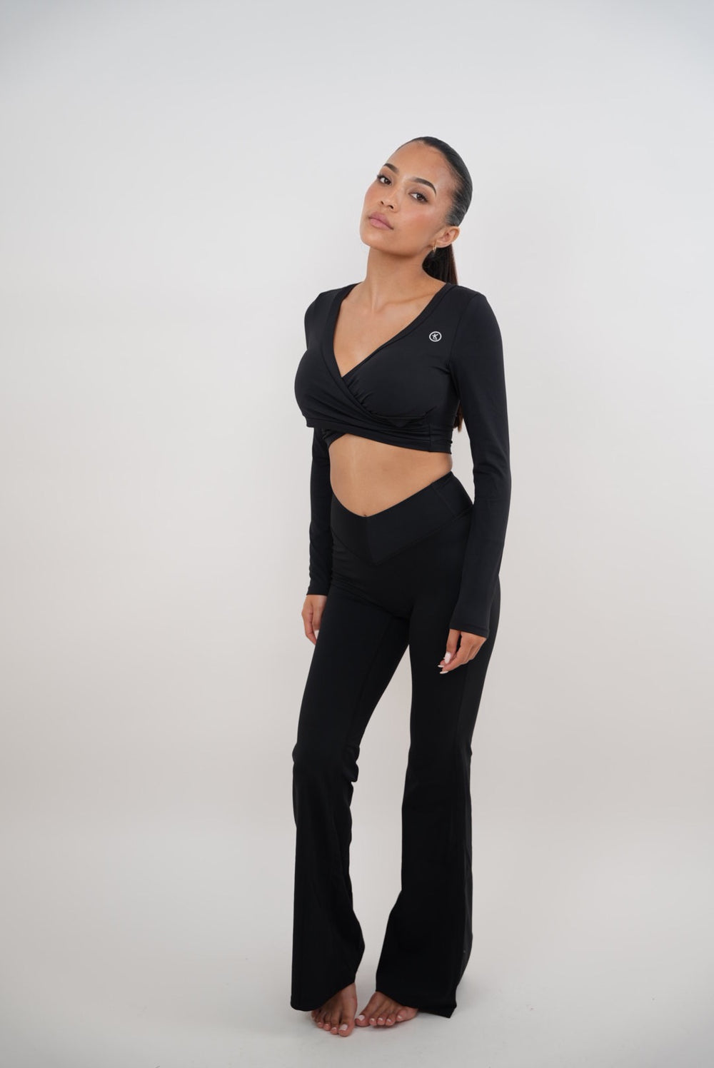 I Am Present Black Elegant Top 4