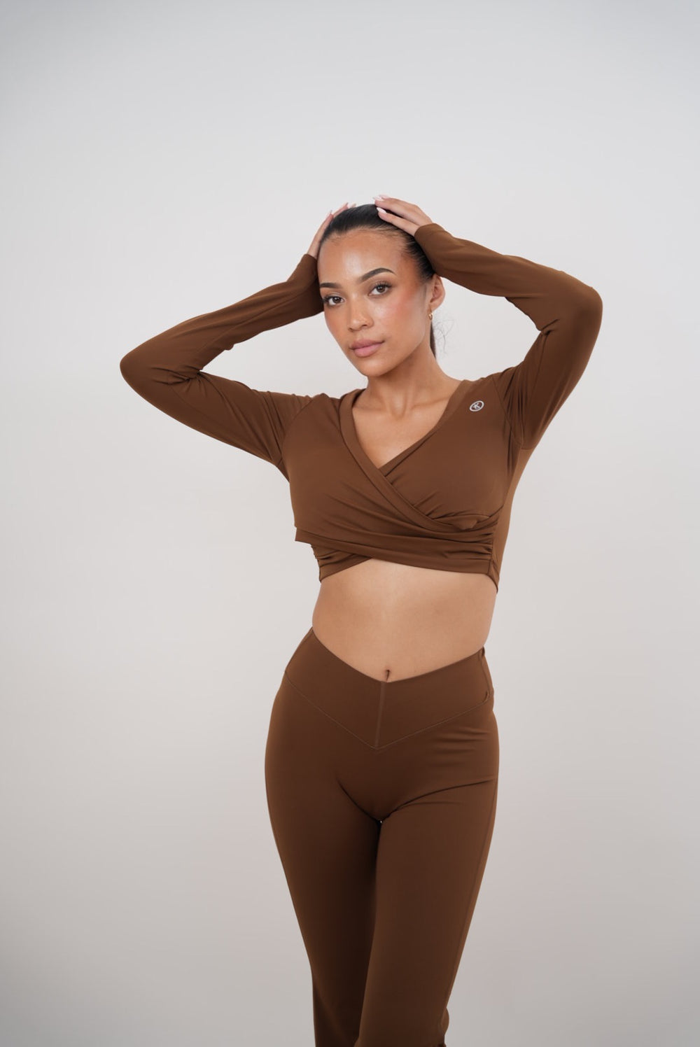 I Am Present Brown Elegant Top 5
