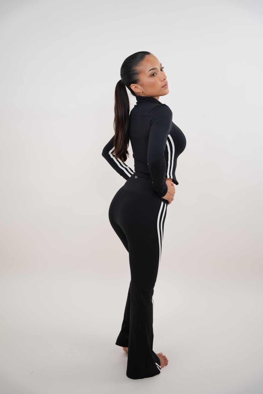 I Am Motivated Black Flare Pant 3