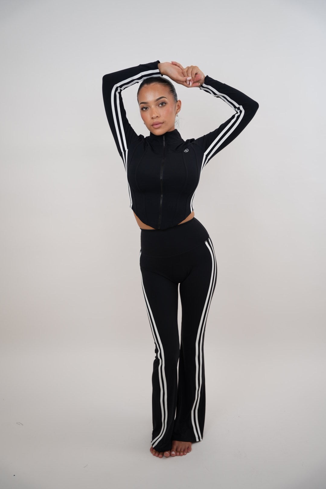 I Am Motivated Black Flare Pant 11