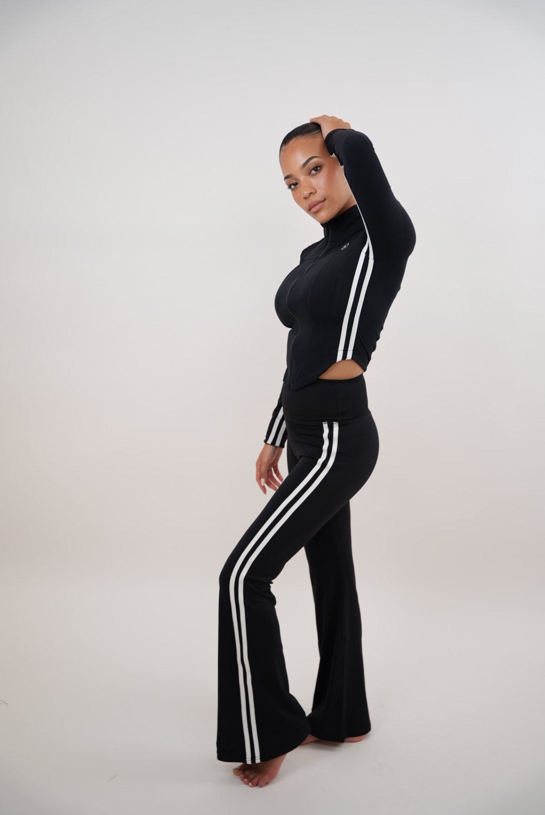 I Am Motivated Black Flare Pant 5