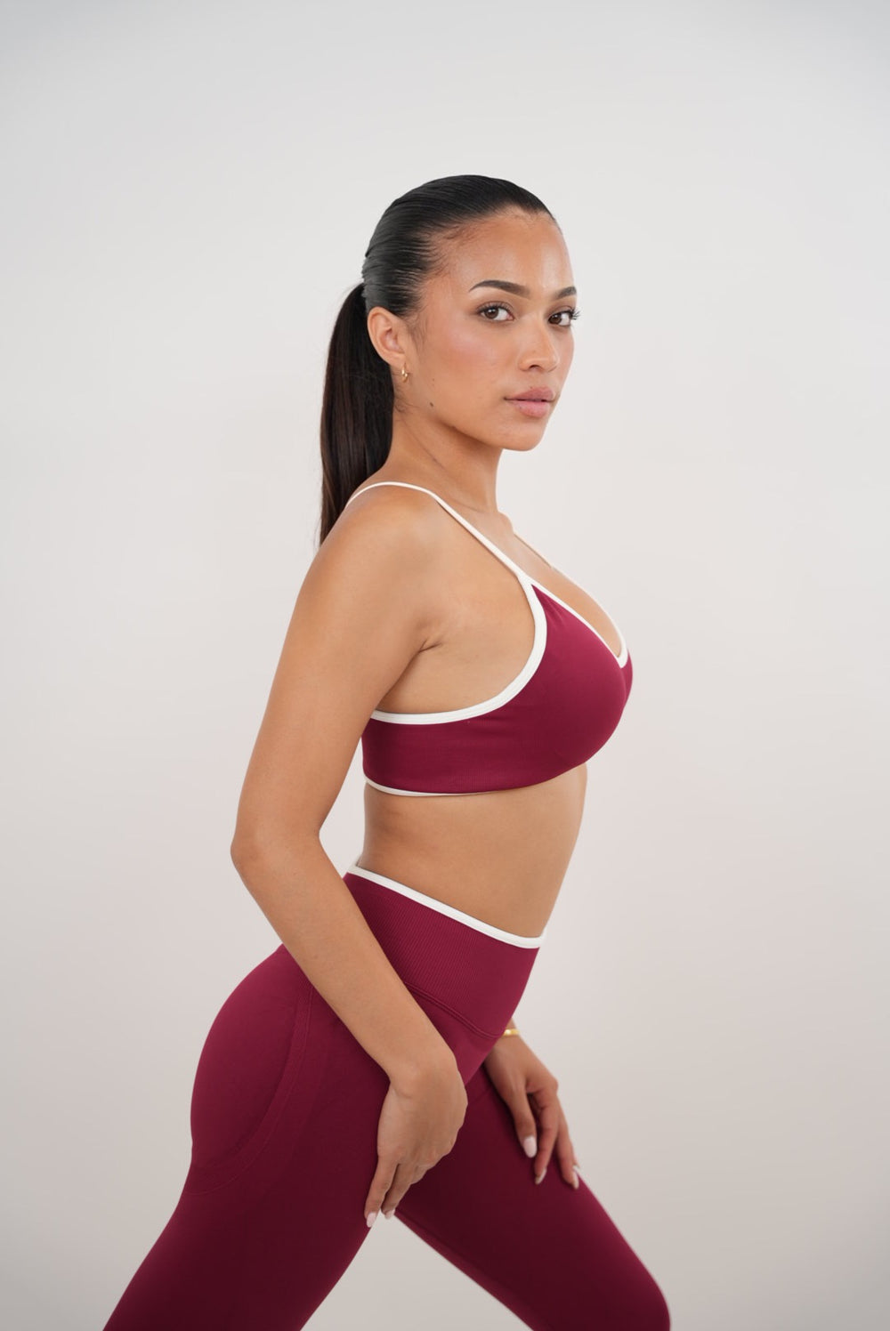 Passion is Power Red Sports Bra 3