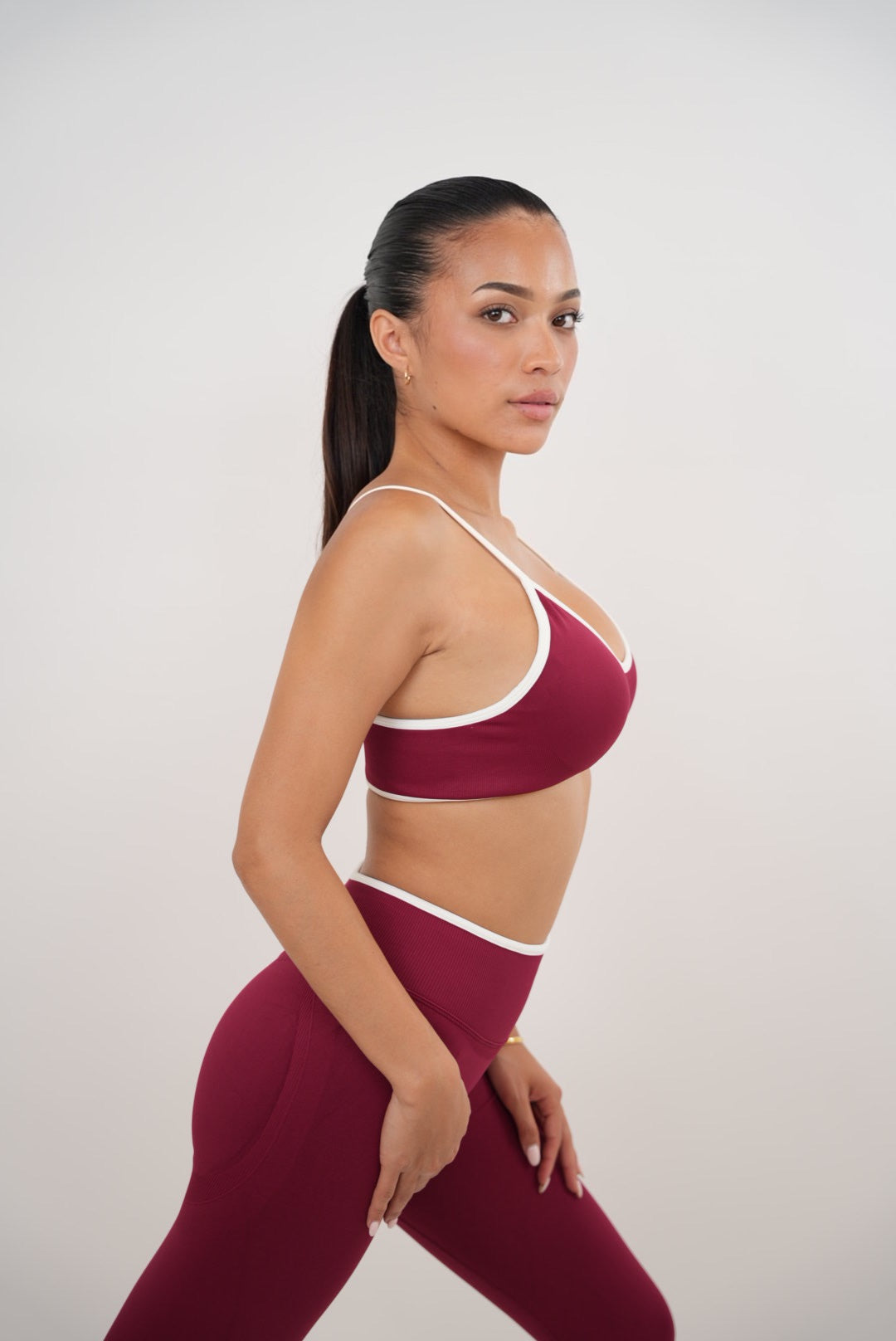 Passion is Power Red Sports Bra 3