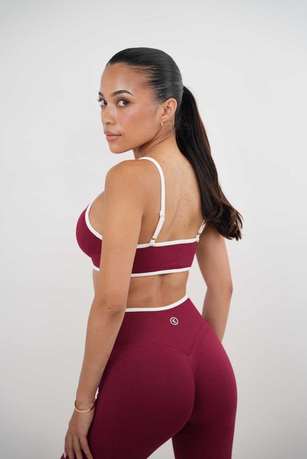 Passion is Power Red Sports Bra 2