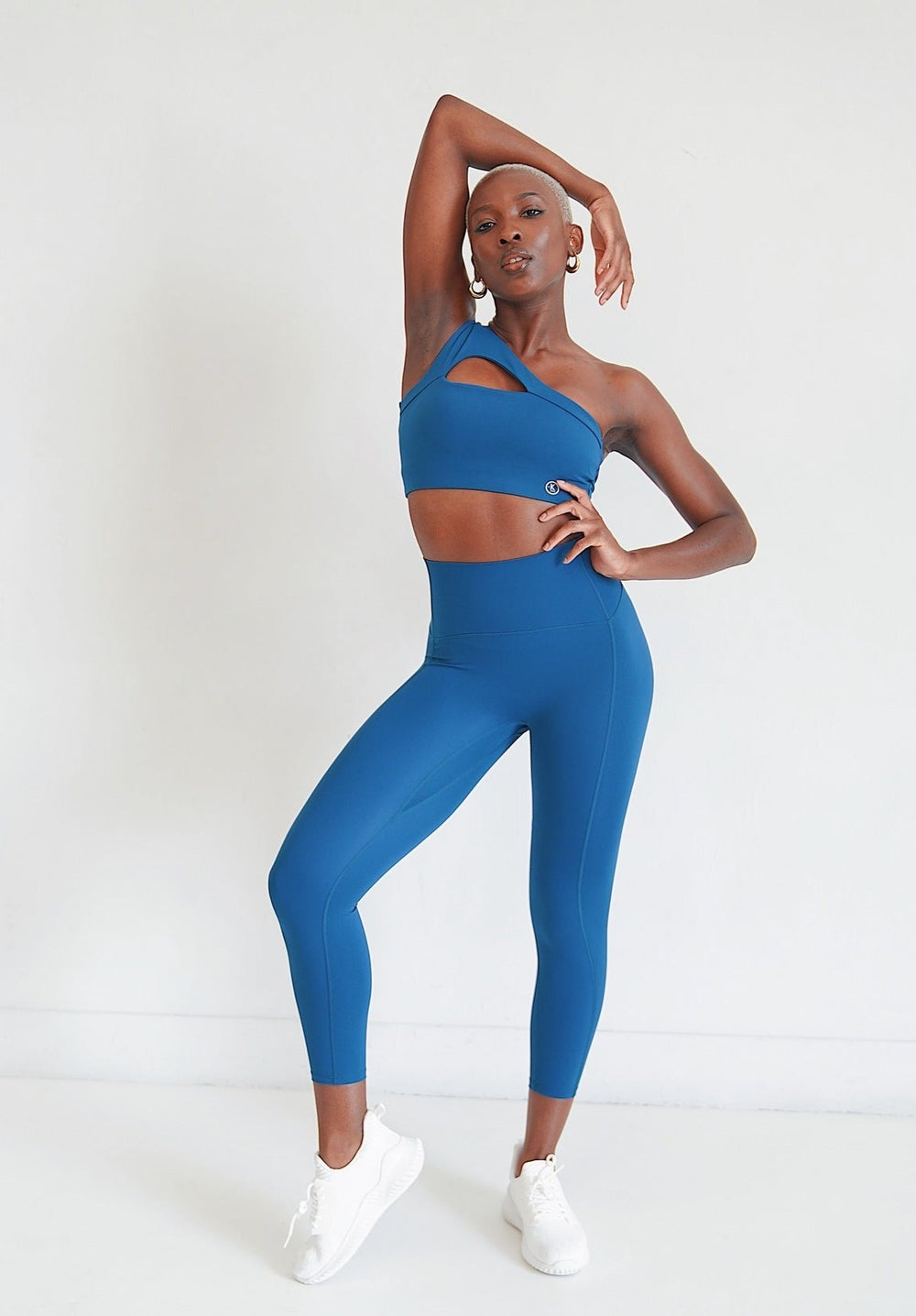 I Am Worthy Compression Comfort Blue Bra 10
